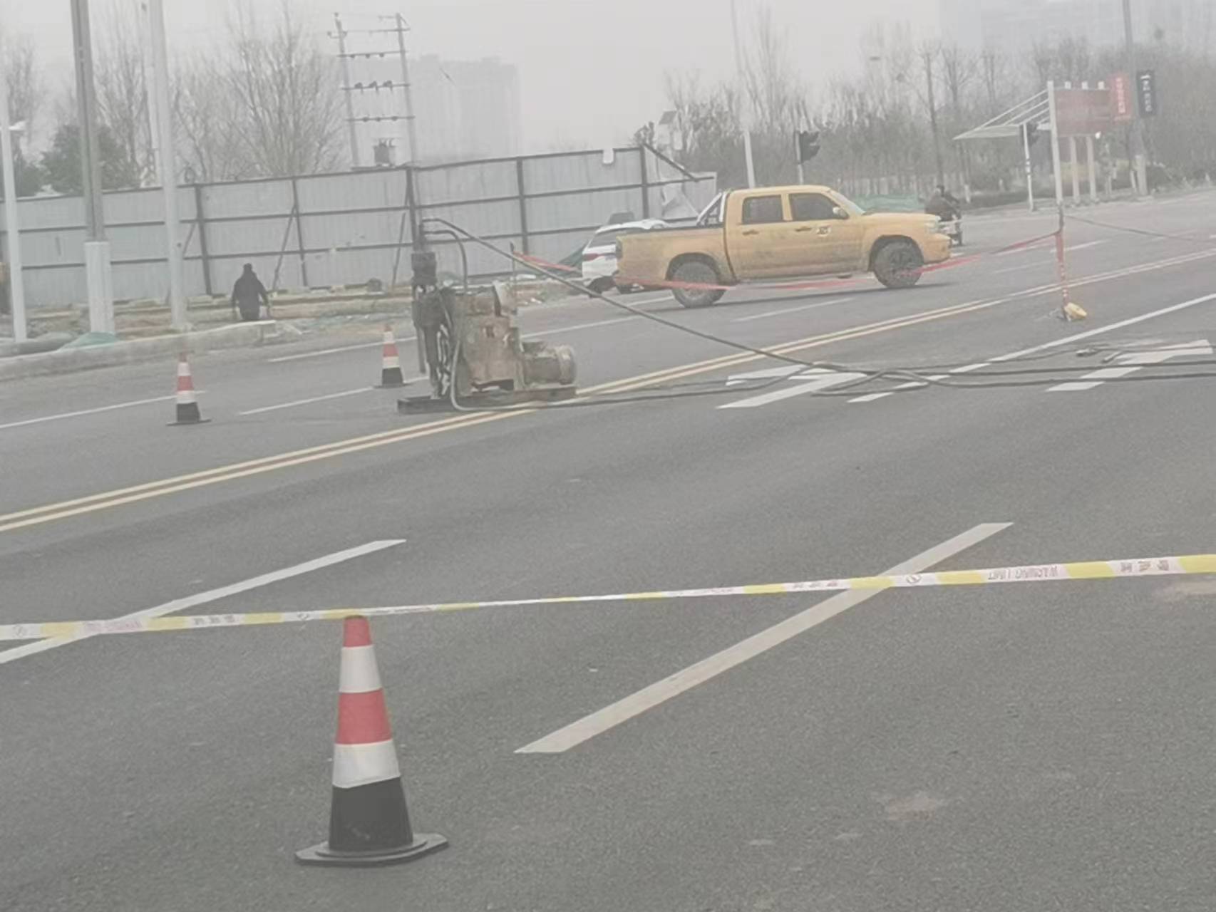 铜仁公路路基沉陷注浆